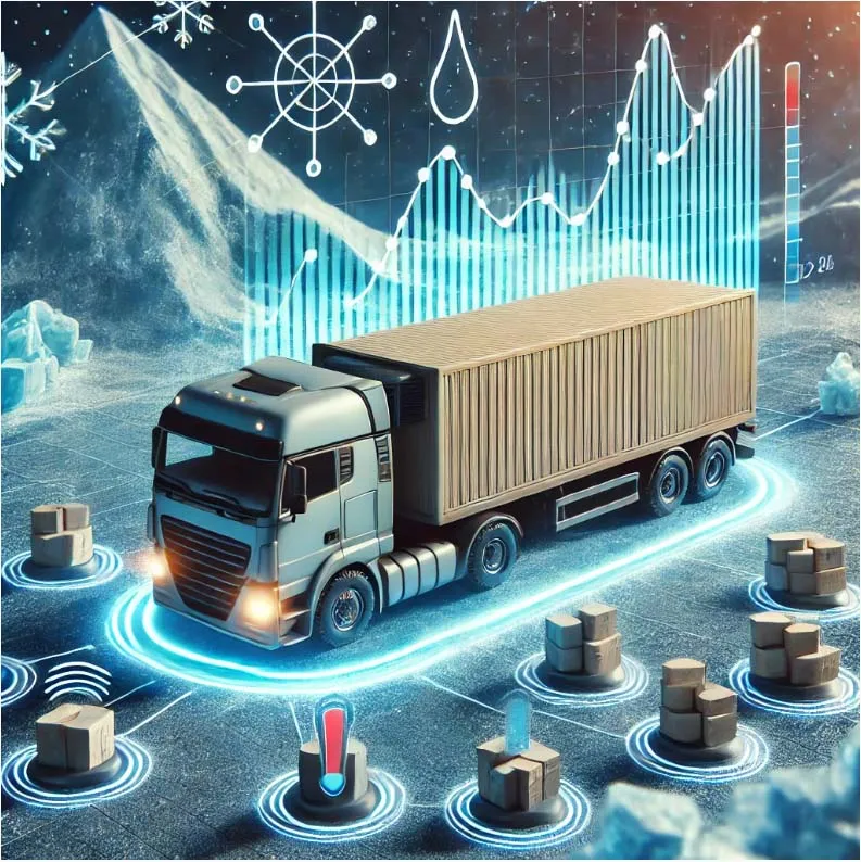 DB01 Temperature and Humidity Monitor in Cold Chain Transportation